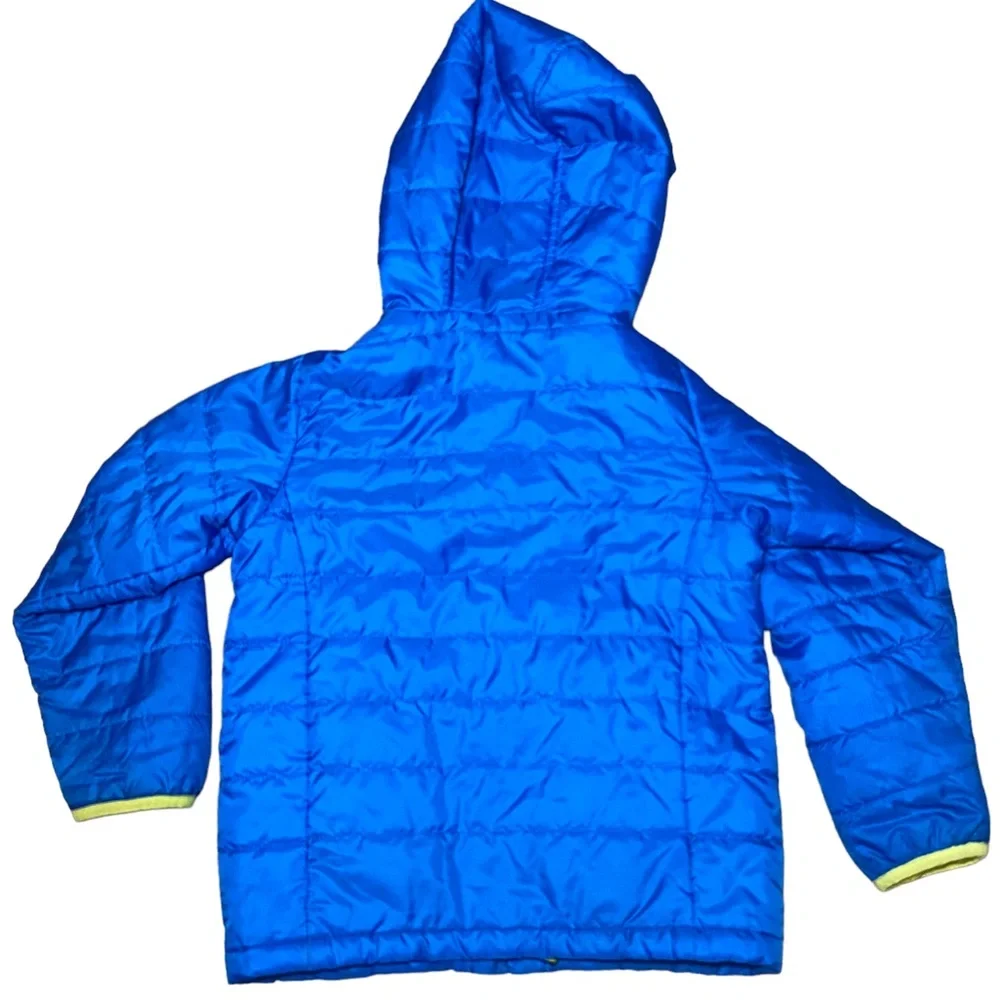 Land’s End Coat Blue Puffer Jacket Small Child’s Girl Boy 4
